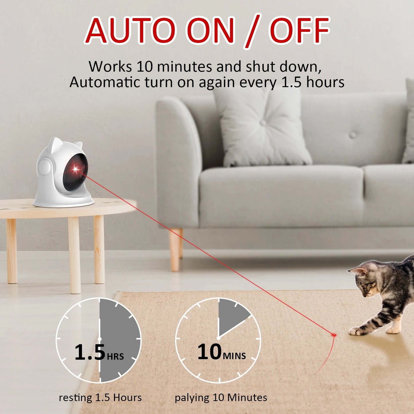 CatHunt® – Random Motion to Engage Your Cat.